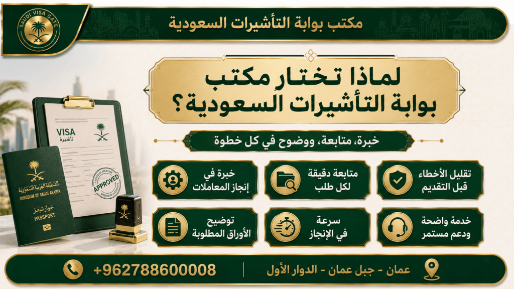 مكتب تأشيرات السعودية في الأردن
