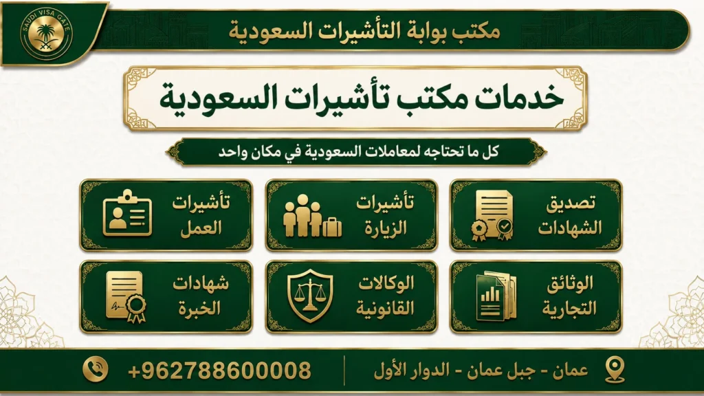 مكتب تأشيرات السعودية في الأردن